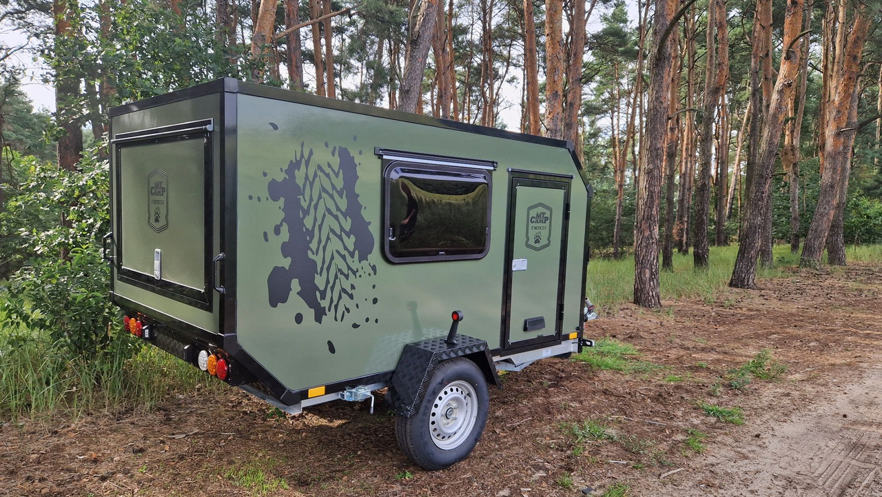 Przyczepa Off-ROAD Wyprawowa kemingowa terenowa Everest MT-CAMP Olive - Auto piekabe: foto 2 Przyczepa Off-ROAD Wyprawowa kemingowa terenowa Everest MT-CAMP Olive - Auto piekabe: foto 2