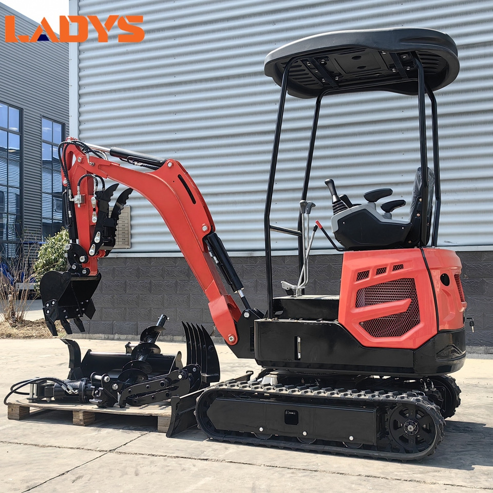 LADYS DY18 Mini Excavator CE Certification Kubota Engine(Factory Outlet) Mini Pelle Minibagger Minikoparka Miniexcavadora - Mini-ekskavators: foto 1 LADYS DY18 Mini Excavator CE Certification Kubota Engine(Factory Outlet) Mini Pelle Minibagger Minikoparka Miniexcavadora - Mini-ekskavators: foto 1