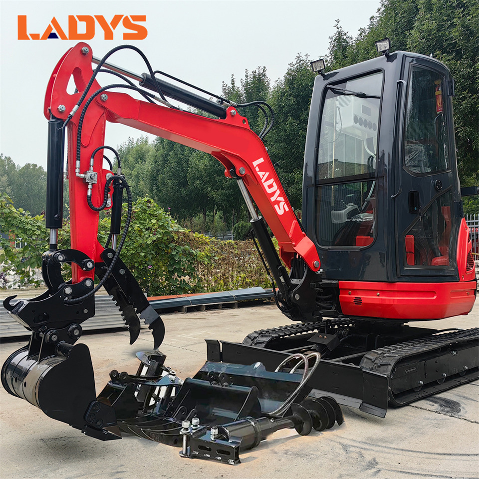 LADYS DY25U Mini Excavator CE Certification Kubota Engine(Factory Outlet) Mini Pelle Minibagger Minikoparka Miniexcavadora - Mini-ekskavators: foto 1 LADYS DY25U Mini Excavator CE Certification Kubota Engine(Factory Outlet) Mini Pelle Minibagger Minikoparka Miniexcavadora - Mini-ekskavators: foto 1