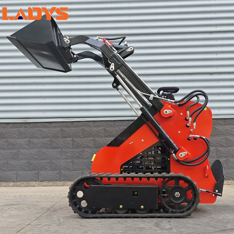 LADYS Free Shipping Mini Skid Steer Loader Compact Track Electric/Diesel Chinese Mini Skid Steer Loader For Sale With Mini Skid Steer Attachments 4 In 1 Bucket - Kompaktiekrāvējs: foto 3 LADYS Free Shipping Mini Skid Steer Loader Compact Track Electric/Diesel Chinese Mini Skid Steer Loader For Sale With Mini Skid Steer Attachments 4 In 1 Bucket - Kompaktiekrāvējs: foto 3