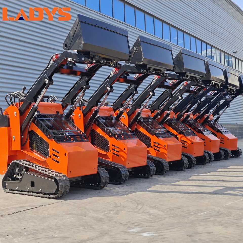 LADYS Free Shipping Mini Skid Steer Loader Compact Track Electric/Diesel Chinese Mini Skid Steer Loader For Sale With Mini Skid Steer Attachments 4 In 1 Bucket - Kompaktiekrāvējs: foto 1 LADYS Free Shipping Mini Skid Steer Loader Compact Track Electric/Diesel Chinese Mini Skid Steer Loader For Sale With Mini Skid Steer Attachments 4 In 1 Bucket - Kompaktiekrāvējs: foto 1