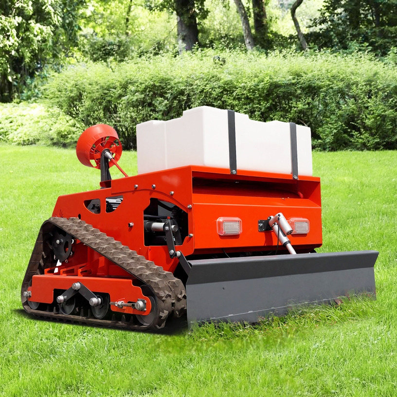 LEZUM Electric Lawn Mower Rc Remote Control Robot Gas Gasoline Electric Zero Turn Crawler Lawn Mower For Sale Grass Cutting - Zāles pļāvējs: foto 1 LEZUM Electric Lawn Mower Rc Remote Control Robot Gas Gasoline Electric Zero Turn Crawler Lawn Mower For Sale Grass Cutting - Zāles pļāvējs: foto 1