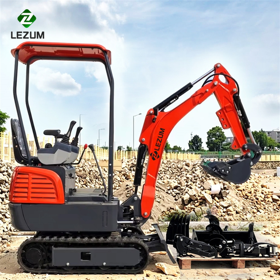 LEZUM Mini Excavator CE Certification Kubota Engine(Factory Outlet) Mini Pelle Minibagger Minikoparka Miniexcavadora - Mini-ekskavators: foto 4 LEZUM Mini Excavator CE Certification Kubota Engine(Factory Outlet) Mini Pelle Minibagger Minikoparka Miniexcavadora - Mini-ekskavators: foto 4