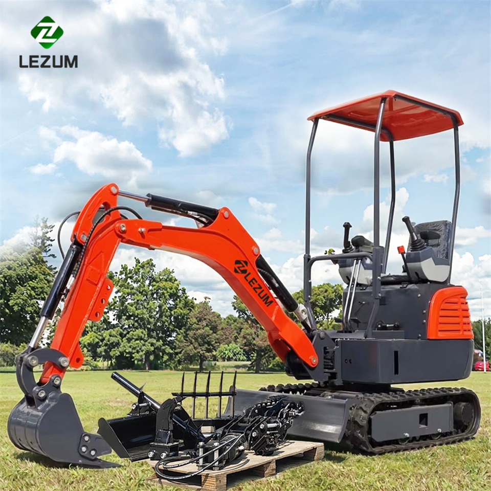 LEZUM Mini Excavator CE Certification Kubota Engine(Factory Outlet) Mini Pelle Minibagger Minikoparka Miniexcavadora - Mini-ekskavators: foto 2 LEZUM Mini Excavator CE Certification Kubota Engine(Factory Outlet) Mini Pelle Minibagger Minikoparka Miniexcavadora - Mini-ekskavators: foto 2