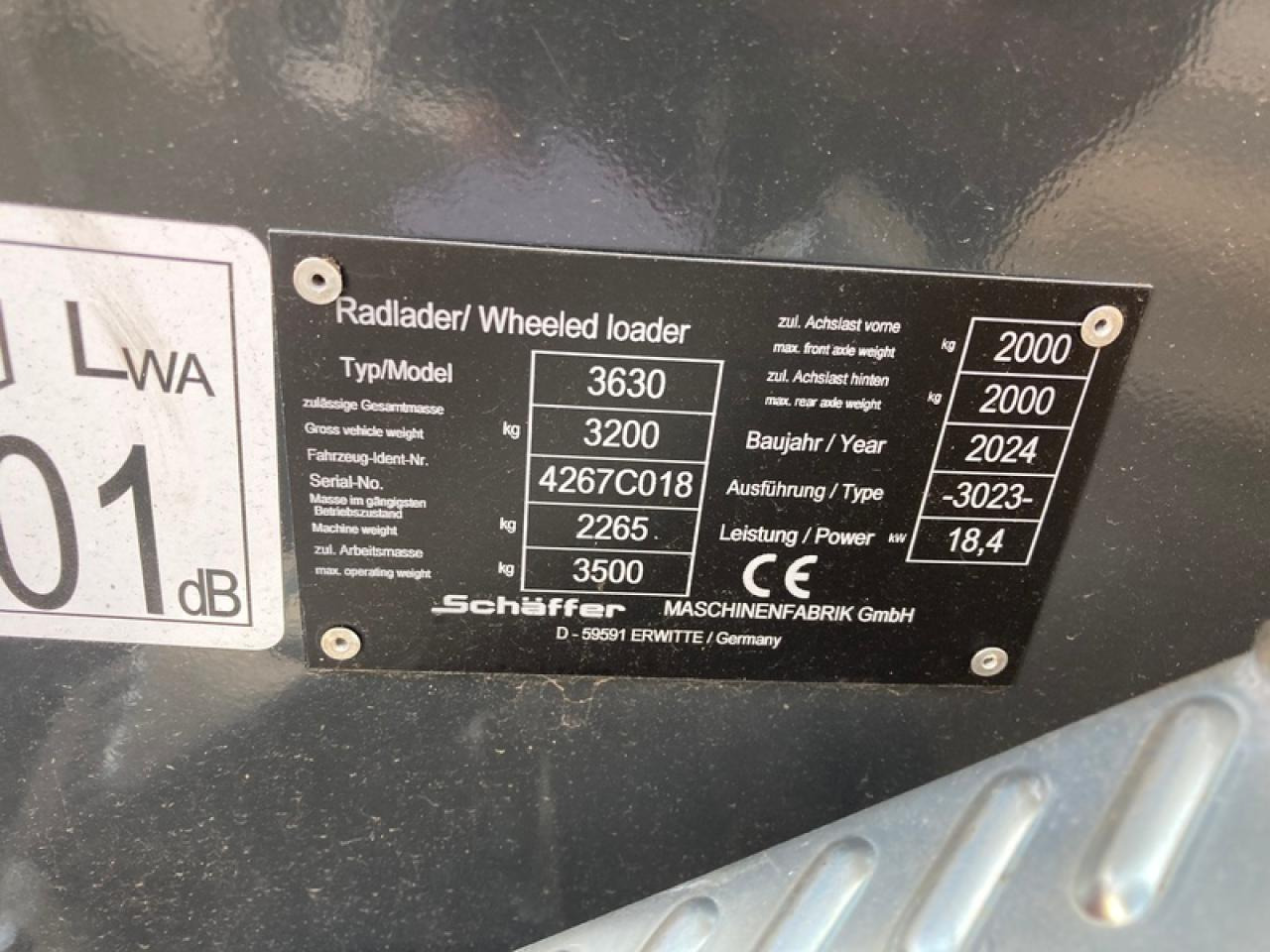 Schäffer 3630 EURO-AUFNAHME 20KM/H - Riteņu iekrāvējs: foto 5 Schäffer 3630 EURO-AUFNAHME 20KM/H - Riteņu iekrāvējs: foto 5