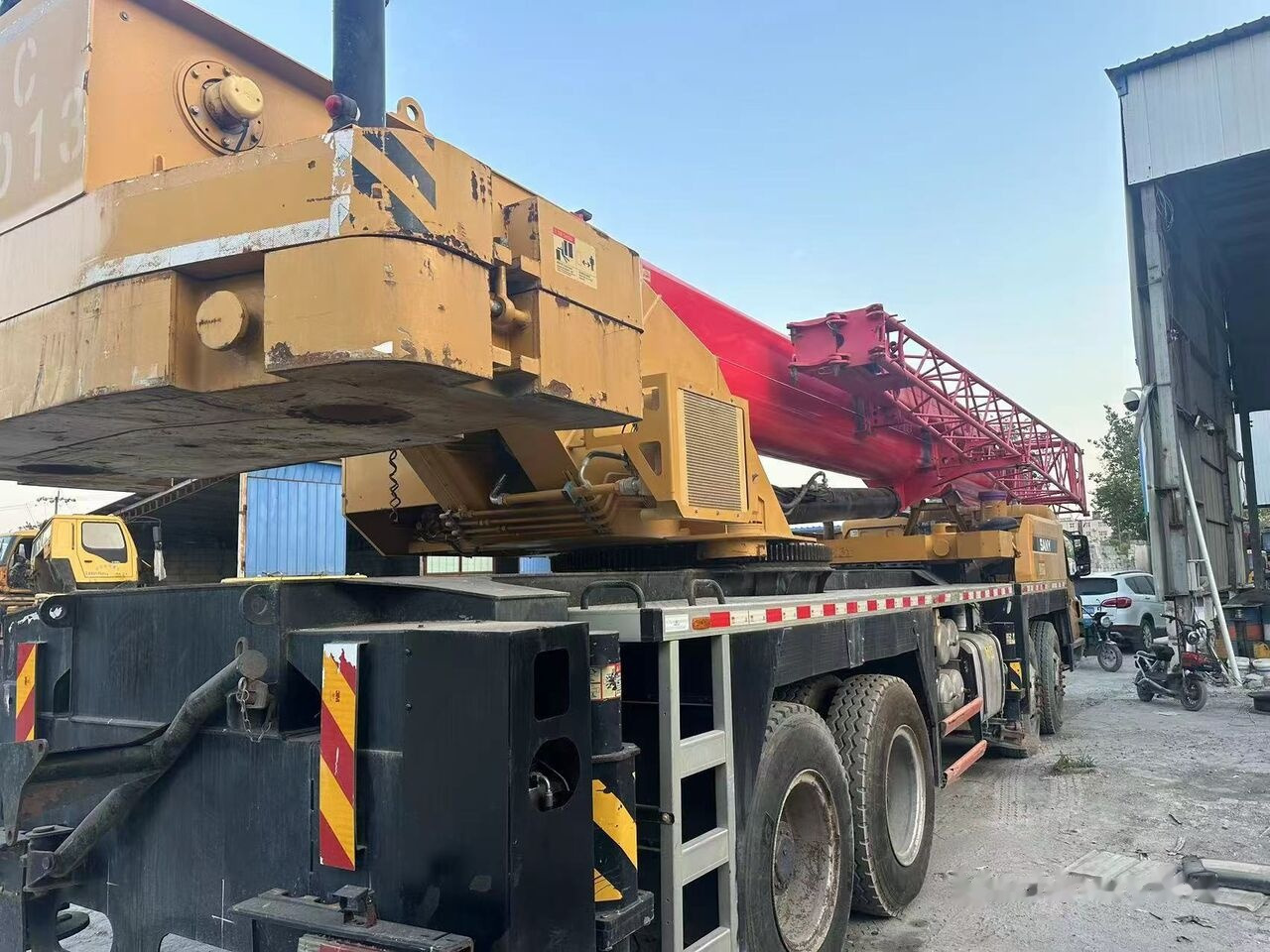Palfinger Sany Used STC550 Truck Mounted Crane China 50 Ton 100 Ton Capacities - Autoceltnis: foto 3 Palfinger Sany Used STC550 Truck Mounted Crane China 50 Ton 100 Ton Capacities - Autoceltnis: foto 3