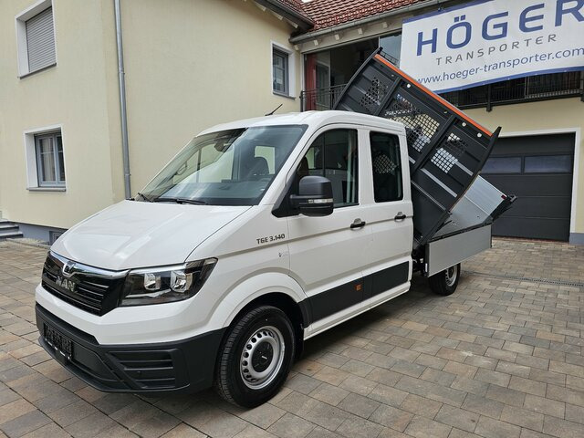 Komercauto pašizgāzējs, Kravas-pasažieru furgons MAN TGE 3.140 Doka L3 Dreiseitenkipper Facelift: foto 34