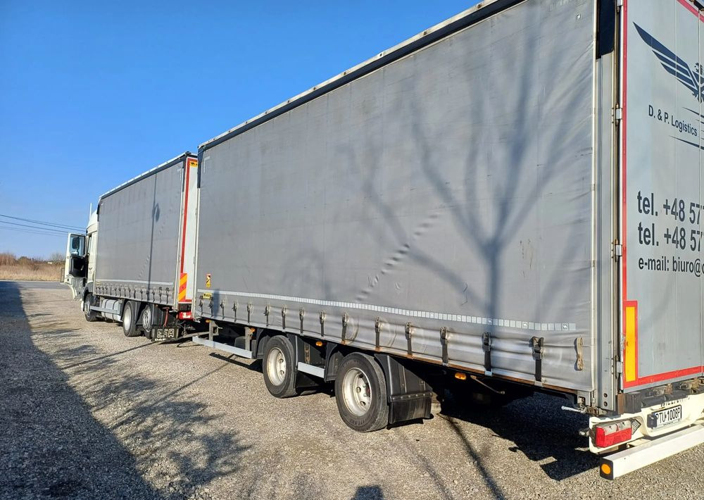DAF XF 480 SUPER SPACE CAB / ZESTAW TANDEM PRZEJAZDOWY 120m3 - Kravas automašīna ar tentu: foto 4 DAF XF 480 SUPER SPACE CAB / ZESTAW TANDEM PRZEJAZDOWY 120m3 - Kravas automašīna ar tentu: foto 4