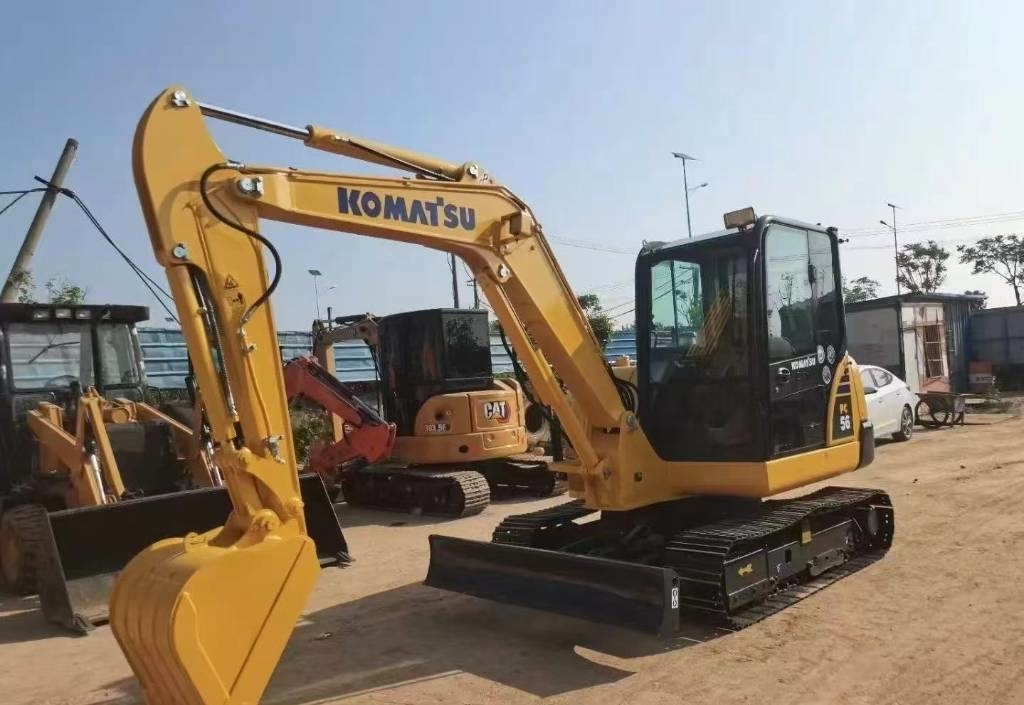 Komatsu PC 56 - Mini-ekskavators: foto 4 Komatsu PC 56 - Mini-ekskavators: foto 4