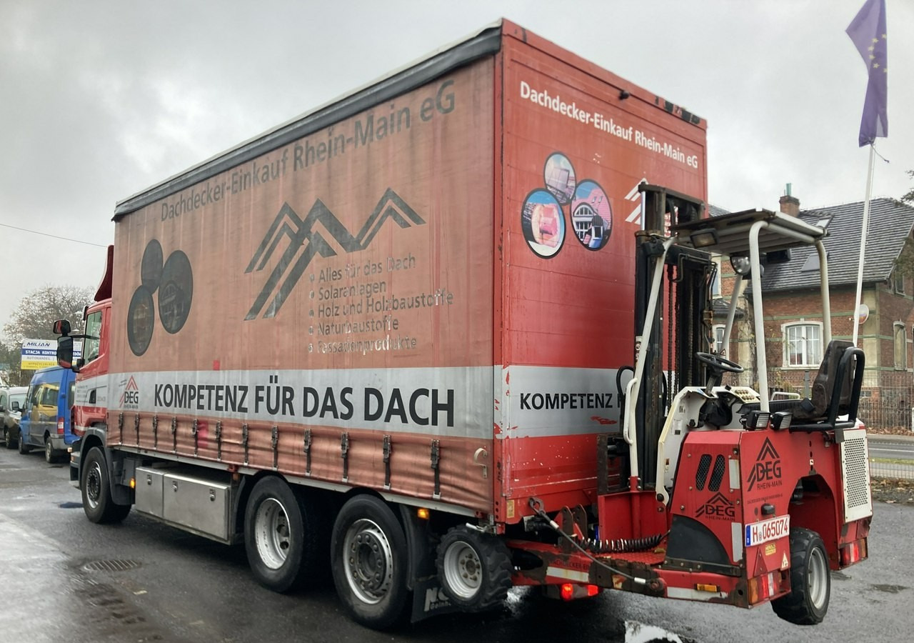 Inna Inny Scania G320 Wózek PALFINGER Firanka Plandeka plandeka Moffett 2012 - Furgons ar tentu: foto 2 Inna Inny Scania G320 Wózek PALFINGER Firanka Plandeka plandeka Moffett 2012 - Furgons ar tentu: foto 2