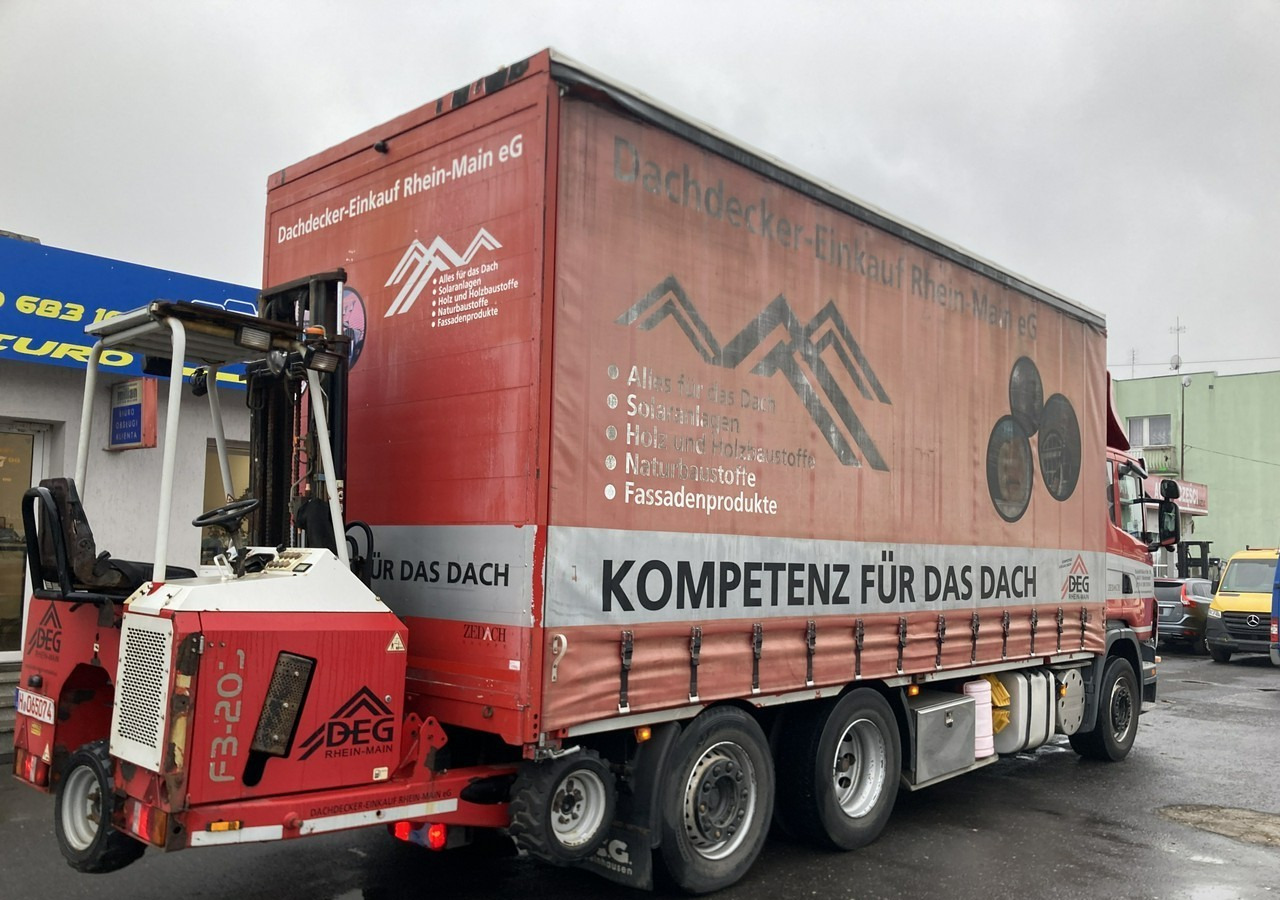 Inna Inny Scania G320 Wózek PALFINGER Firanka Plandeka plandeka Moffett - Kravas automašīna ar tentu: foto 4 Inna Inny Scania G320 Wózek PALFINGER Firanka Plandeka plandeka Moffett - Kravas automašīna ar tentu: foto 4