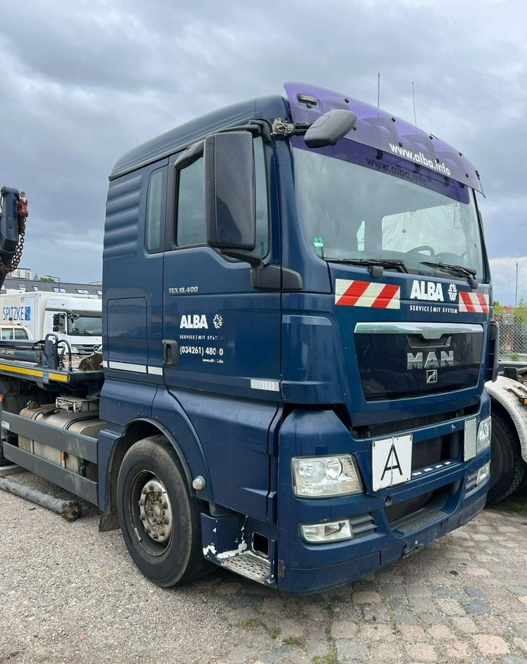 MAN Inny MAN Man TGX 18.400 Bramowiec hakowiec Meiler Model 2012 - Būvgružu konteineru vedējs: foto 2 MAN Inny MAN Man TGX 18.400 Bramowiec hakowiec Meiler Model 2012 - Būvgružu konteineru vedējs: foto 2