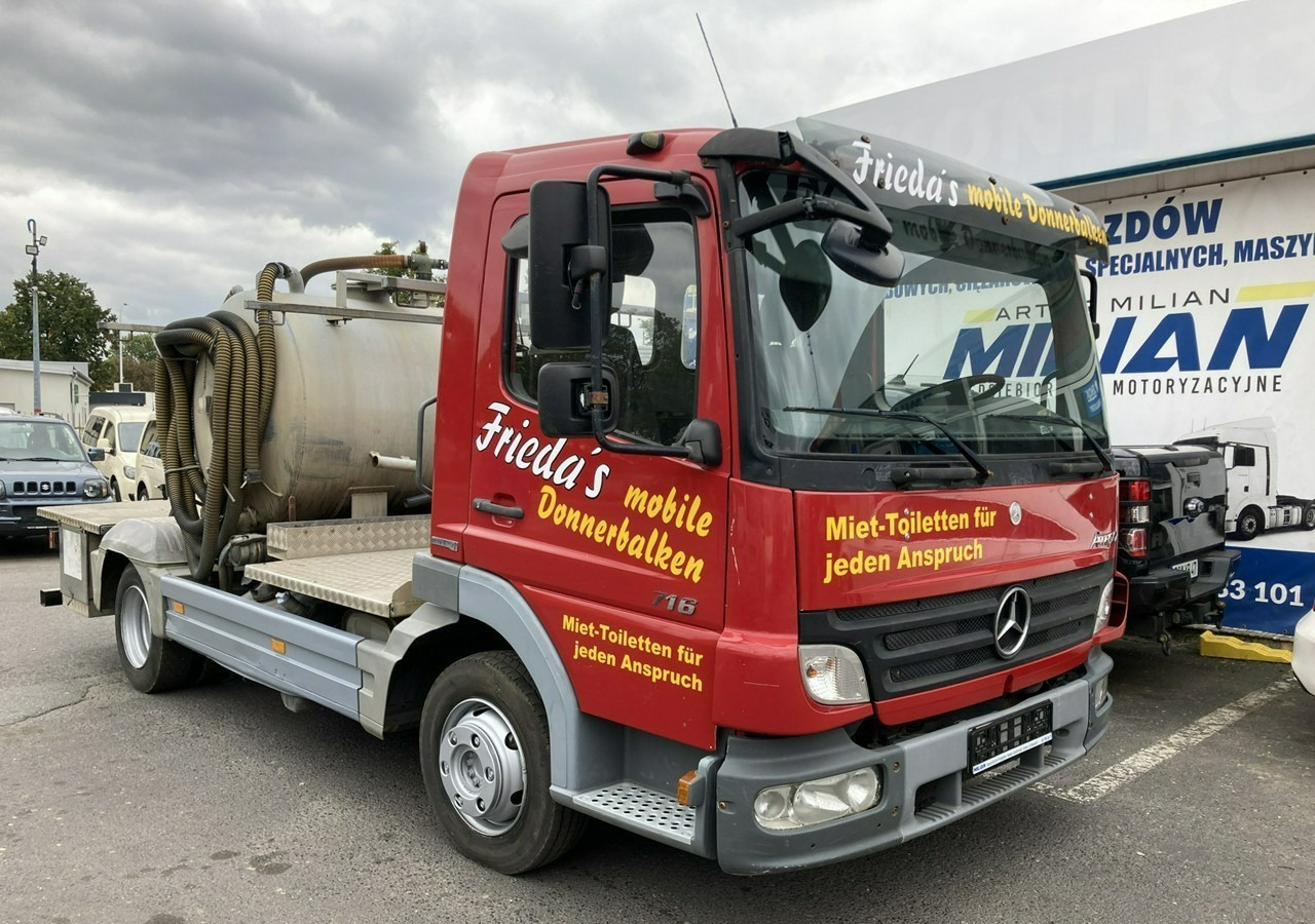 Mercedes-Benz Atego Atego716 Toitoi dowywozu WC Asanizacyjny Wuko Kanalizacja Toi Toi 20 - Asenizācijas mašīna: foto 1 Mercedes-Benz Atego Atego716 Toitoi dowywozu WC Asanizacyjny Wuko Kanalizacja Toi Toi 20 - Asenizācijas mašīna: foto 1