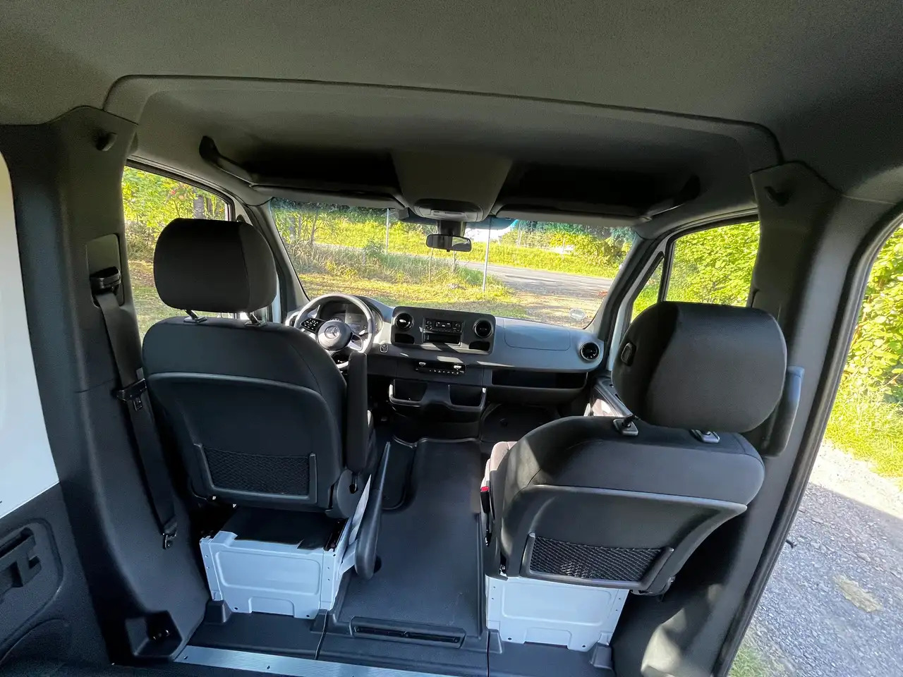 Jaunā Pasažieru furgons, Kravas-pasažieru furgons Mercedes-Benz Sprinter KOMBI TOURER DACHKLIMA 9-SITZE: foto 9