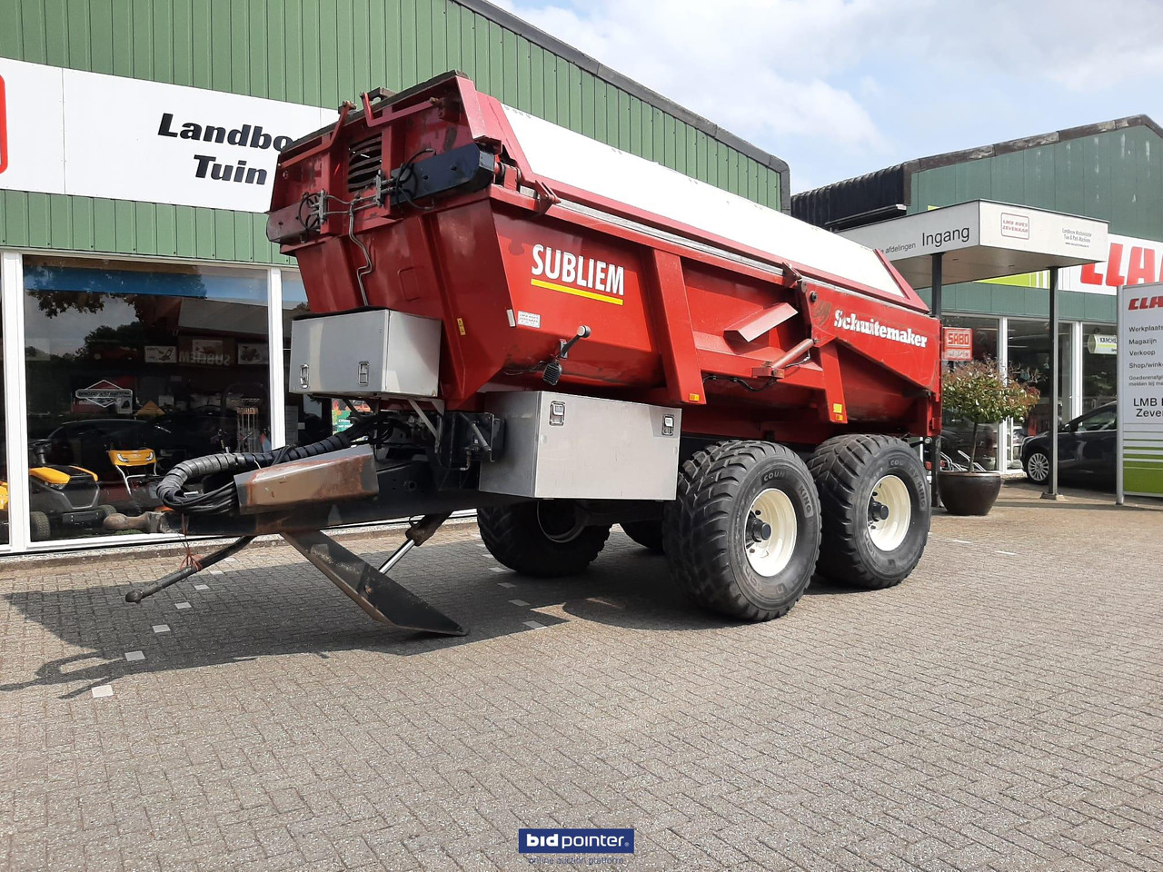 Schuitemaker Subliem 200 zandkipper / gronddumper - Lauksaimniecības piekabe-pašizgāzējs: foto 2 Schuitemaker Subliem 200 zandkipper / gronddumper - Lauksaimniecības piekabe-pašizgāzējs: foto 2
