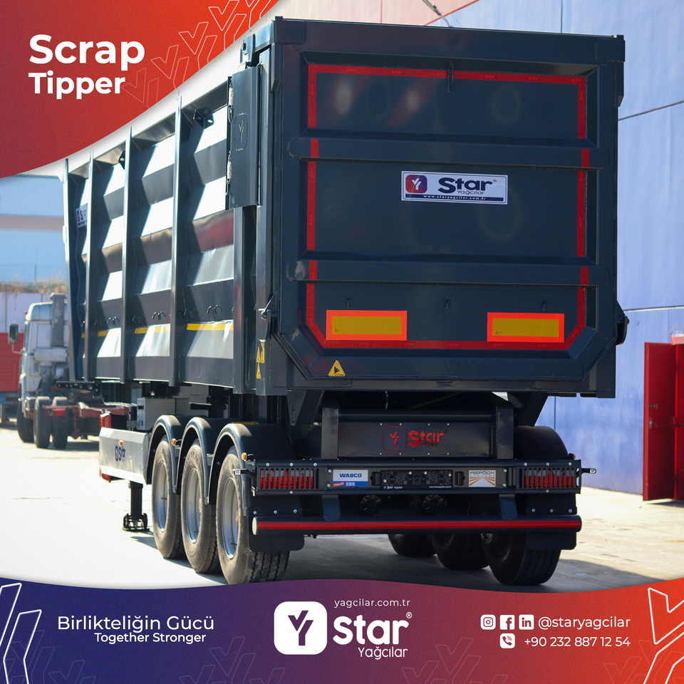 STAR YAGCILAR SY - Tipper scrap - Puspiekabe pašizgāzējs: foto 1 STAR YAGCILAR SY - Tipper scrap - Puspiekabe pašizgāzējs: foto 1