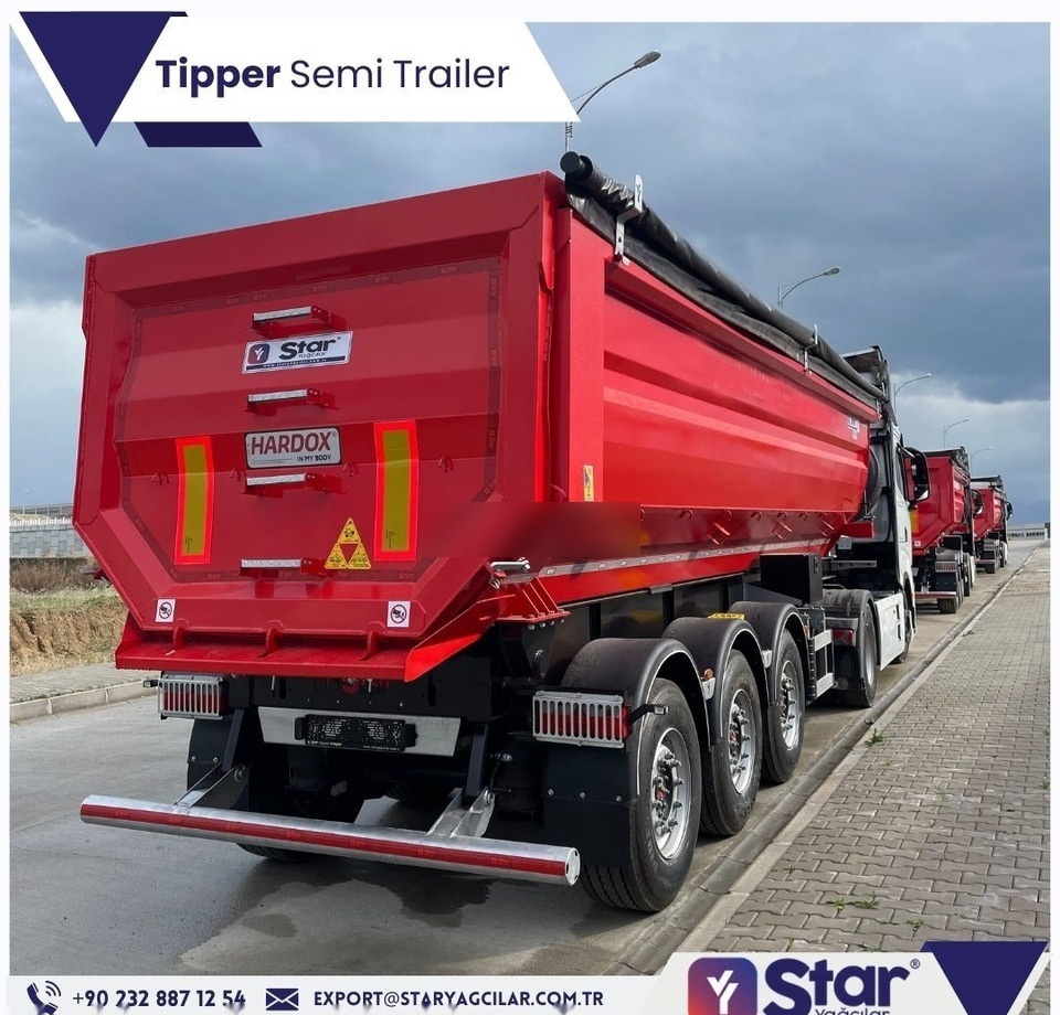 STAR YAGCILAR SY Tipper semi trailer - Puspiekabe pašizgāzējs: foto 1 STAR YAGCILAR SY Tipper semi trailer - Puspiekabe pašizgāzējs: foto 1