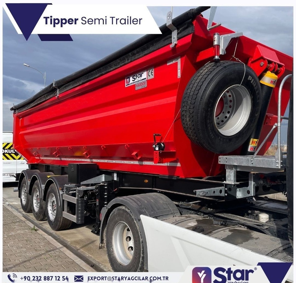STAR YAGCILAR SY Tipper semi trailer - Puspiekabe pašizgāzējs: foto 3 STAR YAGCILAR SY Tipper semi trailer - Puspiekabe pašizgāzējs: foto 3