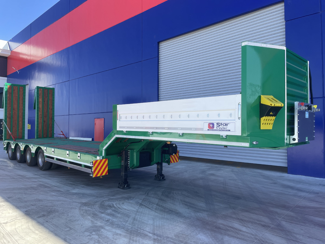 Jaunā Puspiekabe zema profila platforma Star Yagcilar Lowbed: foto 6