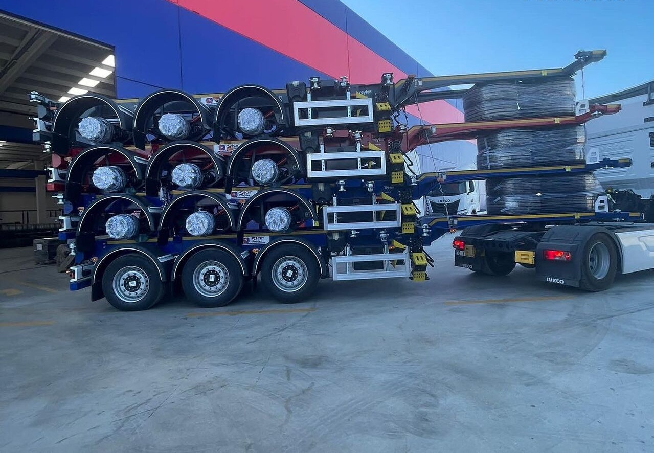Star Yagcilar Telescopic container carrier - Puspiekabe noņemamā virsbūve/ Konteineru vedējs: foto 5 Star Yagcilar Telescopic container carrier - Puspiekabe noņemamā virsbūve/ Konteineru vedējs: foto 5