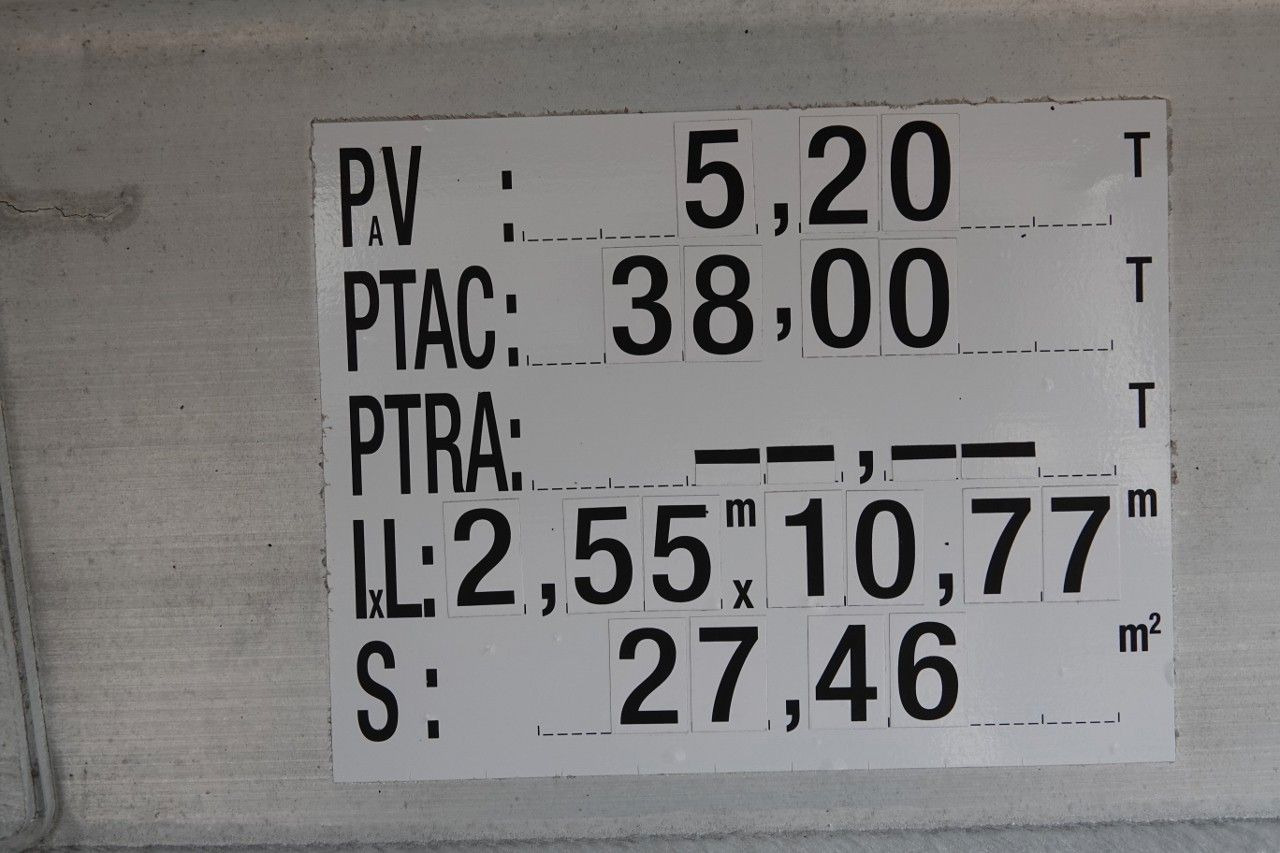 Puspiekabe pašizgāzējs Benalu TISVOL / WYWROTKA 28 m3 / KLAPO-DRZWI / WAGA: 52: foto 16
