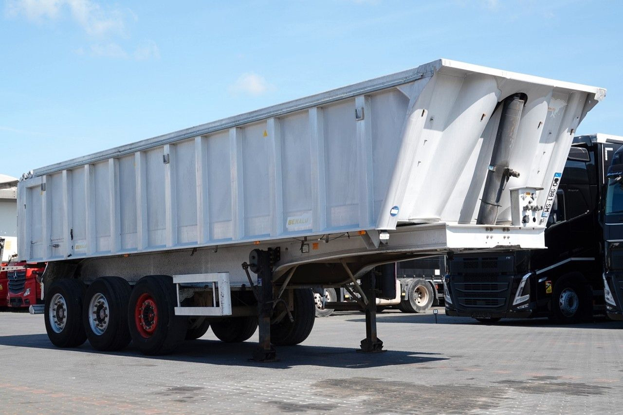 Puspiekabe pašizgāzējs Benalu WYWROTKA / 25 m3 / ALUMINIOWA  /  SAF / SPROWADZ: foto 8