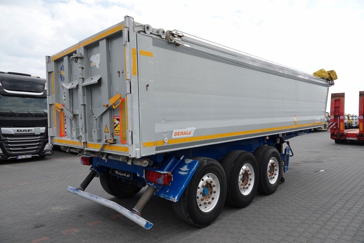 Puspiekabe pašizgāzējs Benalu WYWROTKA / 26 m3 / ALUMINIOWA / OŚ PODNOSZONA /: foto 6