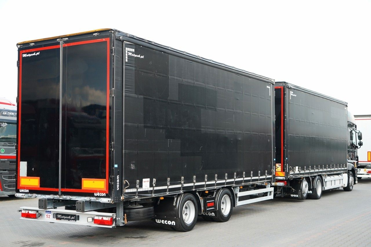 DAF XF 480 / ZESTAW TANDEM / 120 M3 / PRZEJAZDOWY / - Kravas automašīna ar tentu: foto 3 DAF XF 480 / ZESTAW TANDEM / 120 M3 / PRZEJAZDOWY / - Kravas automašīna ar tentu: foto 3