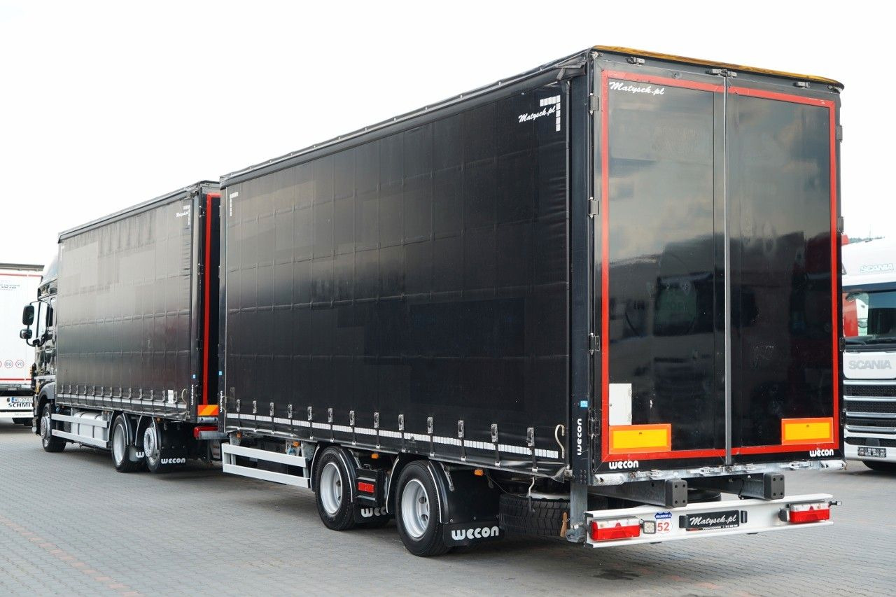 DAF XF 480 / ZESTAW TANDEM / 120 M3 / PRZEJAZDOWY / - Kravas automašīna ar tentu: foto 2 DAF XF 480 / ZESTAW TANDEM / 120 M3 / PRZEJAZDOWY / - Kravas automašīna ar tentu: foto 2