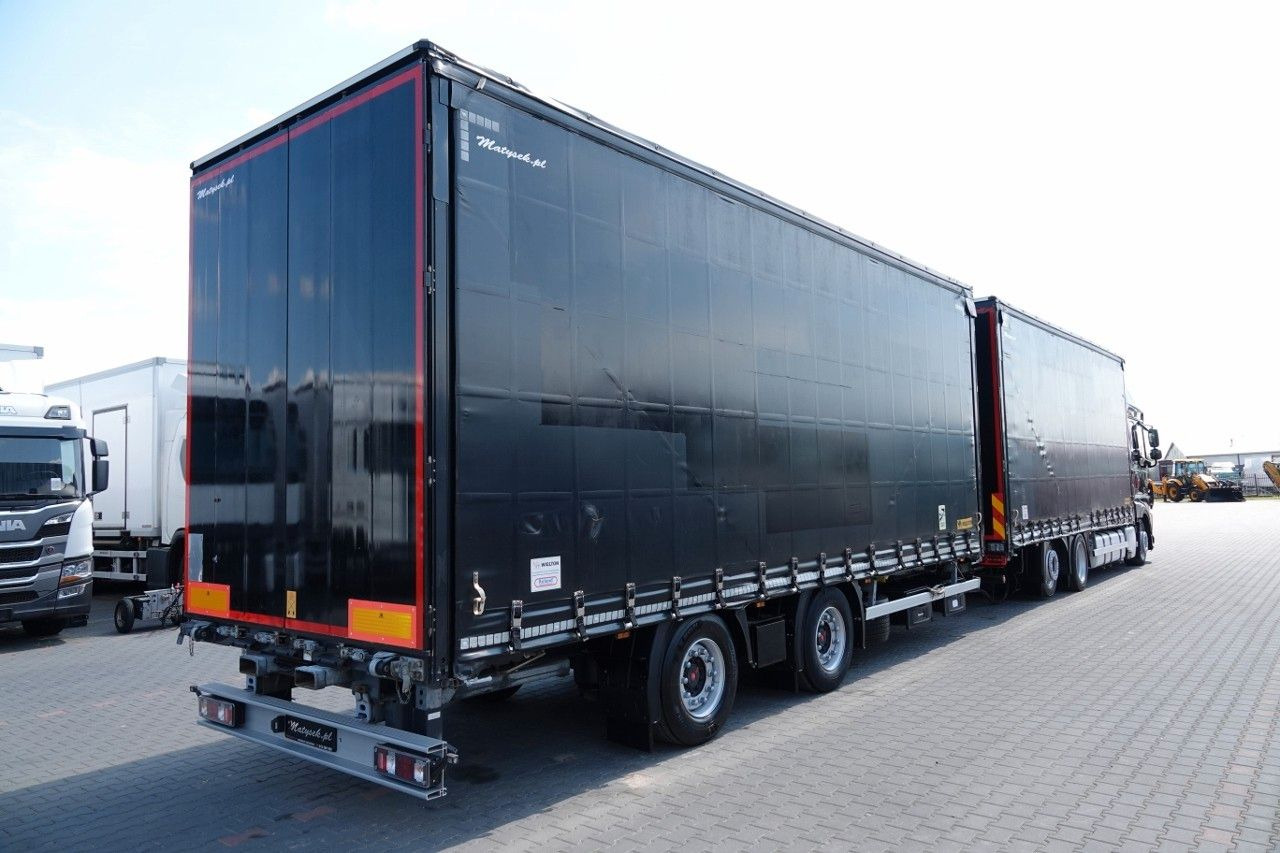 DAF XF 480 / ZESTAW TANDEM / 120 M3 / PRZEJAZDOWY / - Kravas automašīna ar tentu: foto 4 DAF XF 480 / ZESTAW TANDEM / 120 M3 / PRZEJAZDOWY / - Kravas automašīna ar tentu: foto 4