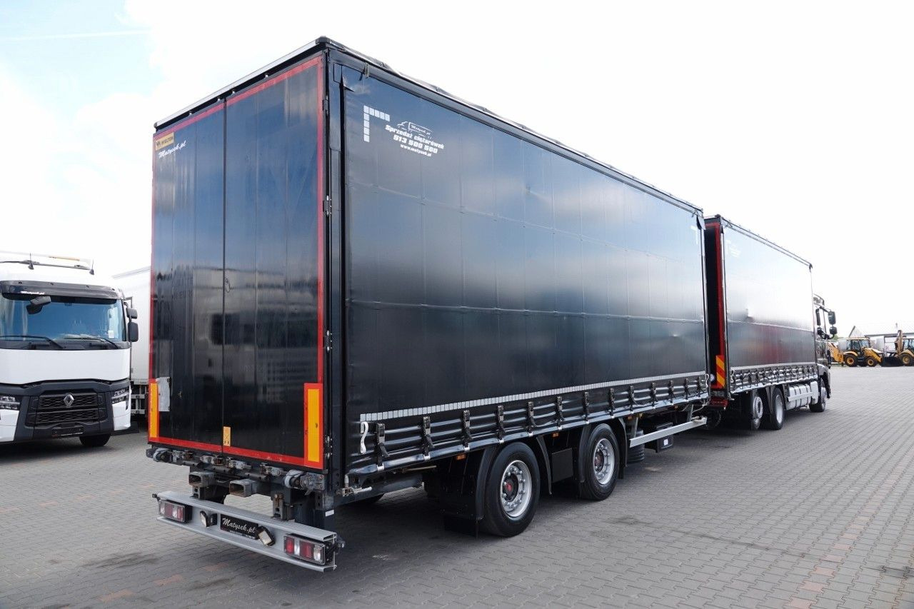 DAF XF 480 / ZESTAW TANDEM / 120 M3 / PRZEJAZDOWY / - Kravas automašīna ar tentu: foto 3 DAF XF 480 / ZESTAW TANDEM / 120 M3 / PRZEJAZDOWY / - Kravas automašīna ar tentu: foto 3