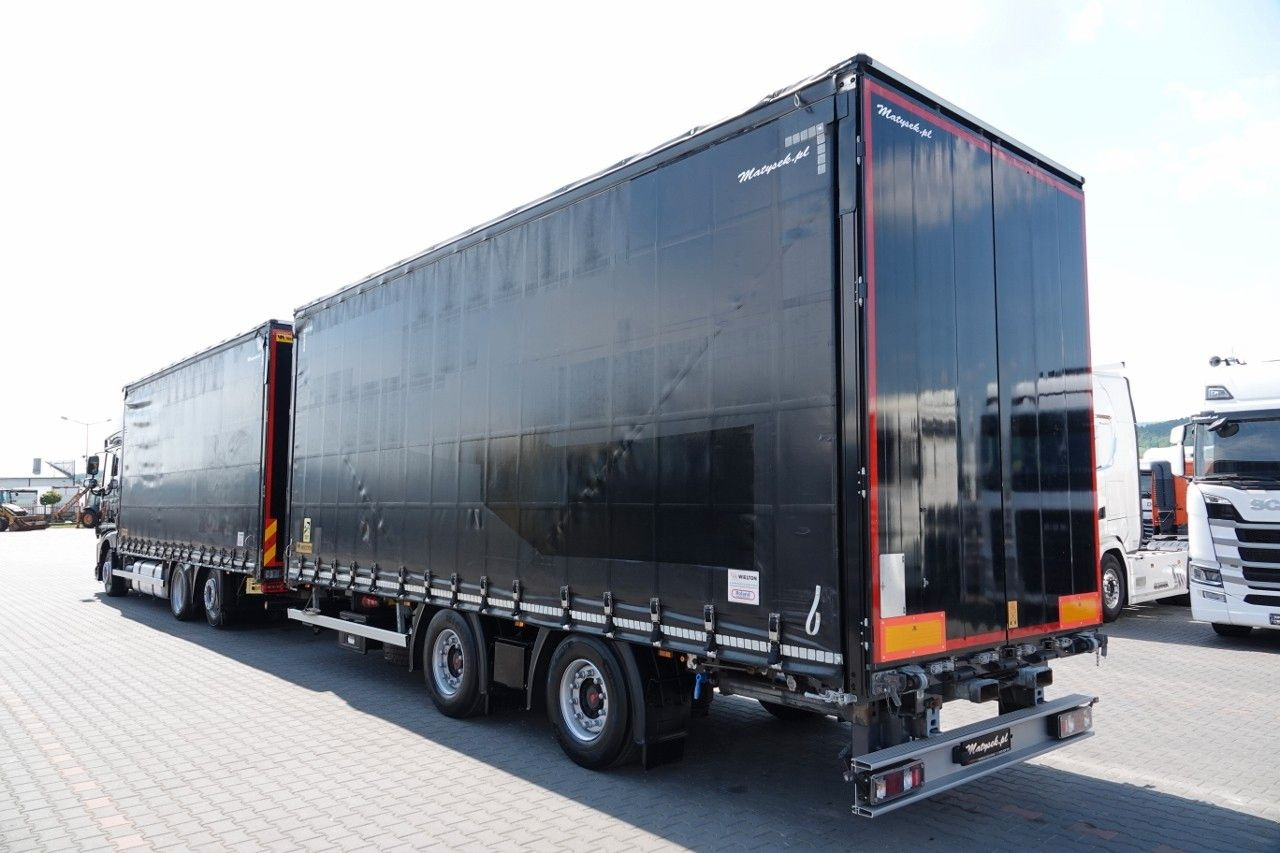 DAF XF 480 / ZESTAW TANDEM / 120 M3 / PRZEJAZDOWY / - Kravas automašīna ar tentu: foto 3 DAF XF 480 / ZESTAW TANDEM / 120 M3 / PRZEJAZDOWY / - Kravas automašīna ar tentu: foto 3