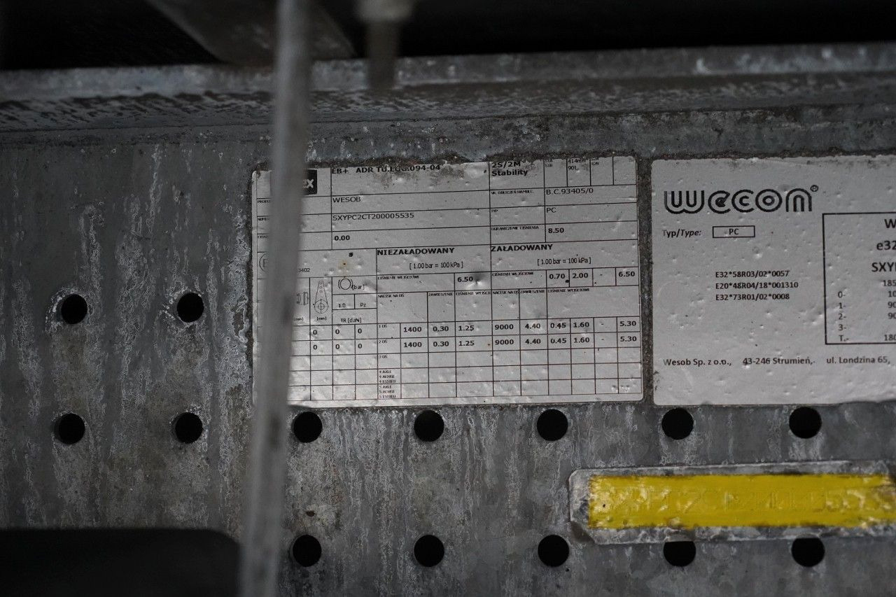 Kravas automašīna ar tentu DAF XG 480 / ZESTAW TANDEM / 120 M3 / PRZEJAZDOWY /: foto 43