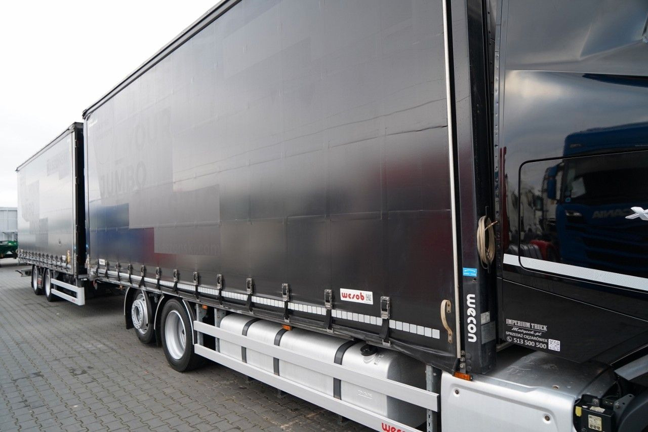 Kravas automašīna ar tentu DAF XG 480 / ZESTAW TANDEM / 120 M3 / PRZEJAZDOWY /: foto 15