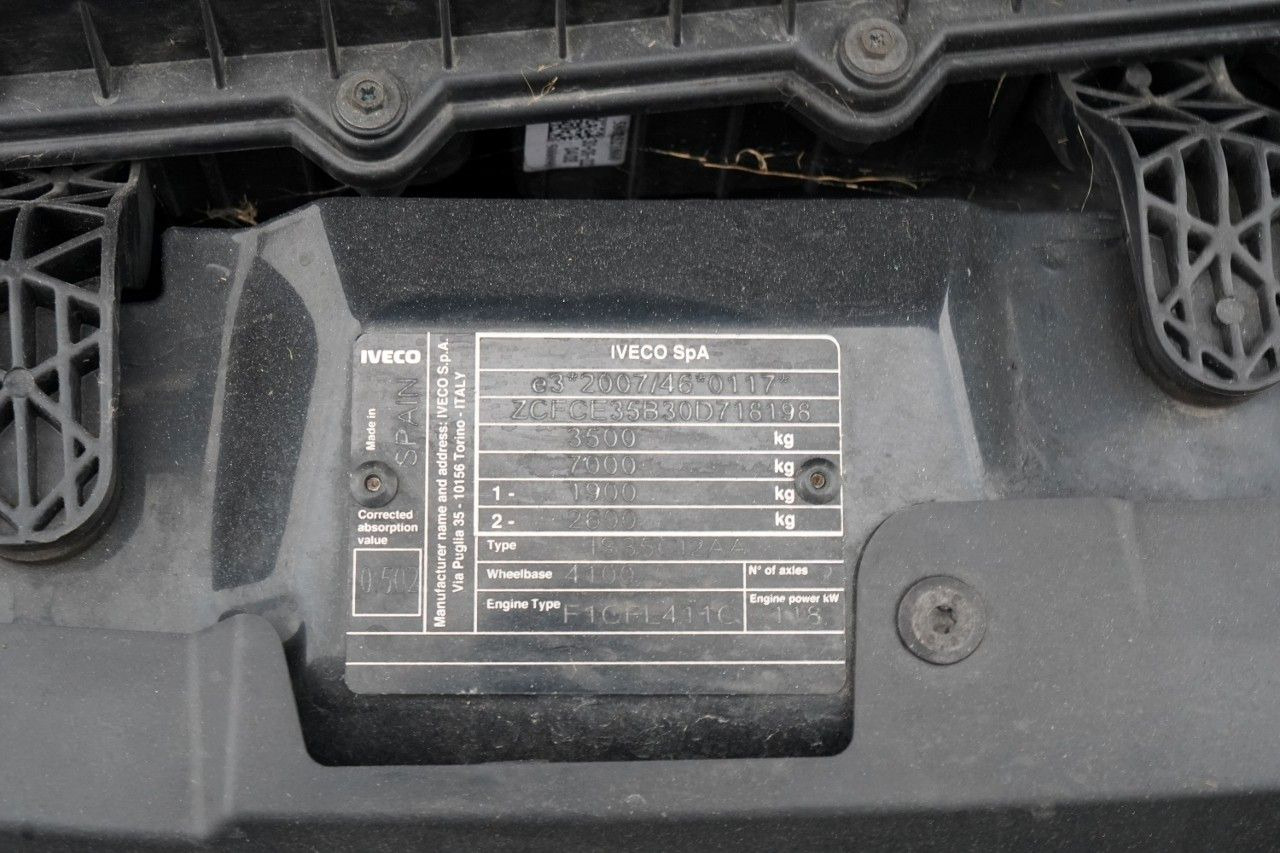 Komercauto refrižerators Iveco DAILY 35-160 / KONTENER 4,3 M / WINDA / BLIŹNIAK: foto 36