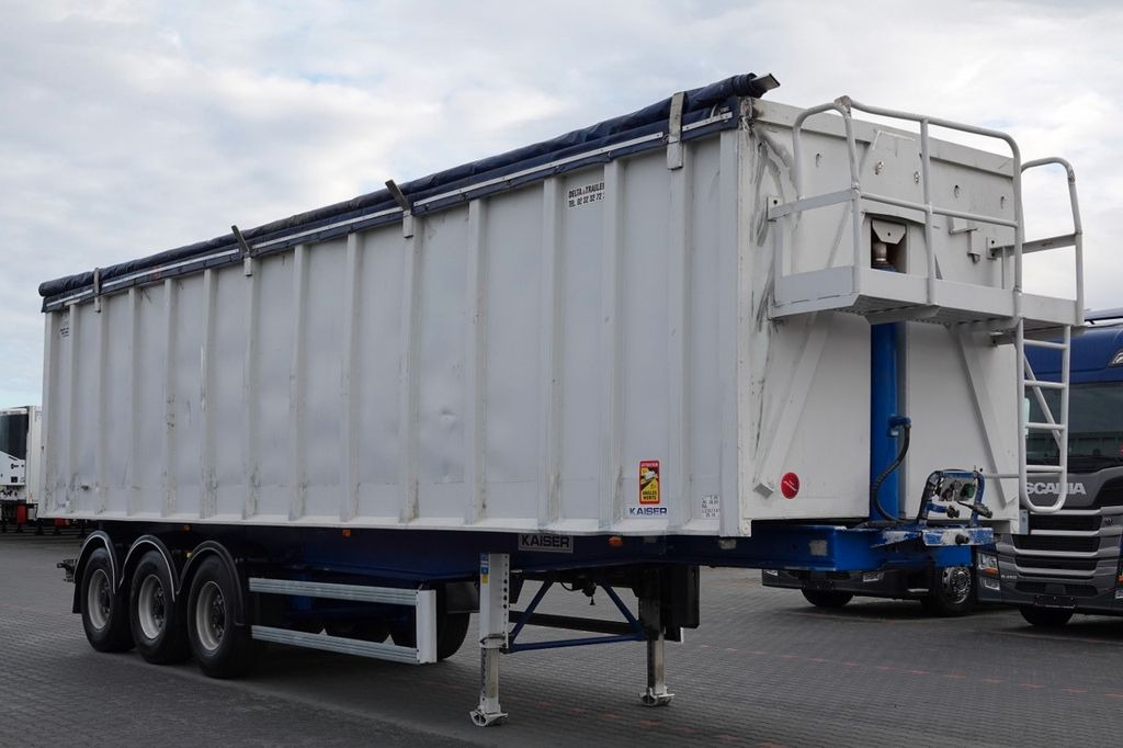 Kaiser WYWROTKA 55 m3 / ALUMINIOWA / WAGA: 5900 KG / SP - Tenta puspiekabe: foto 1 Kaiser WYWROTKA 55 m3 / ALUMINIOWA / WAGA: 5900 KG / SP - Tenta puspiekabe: foto 1