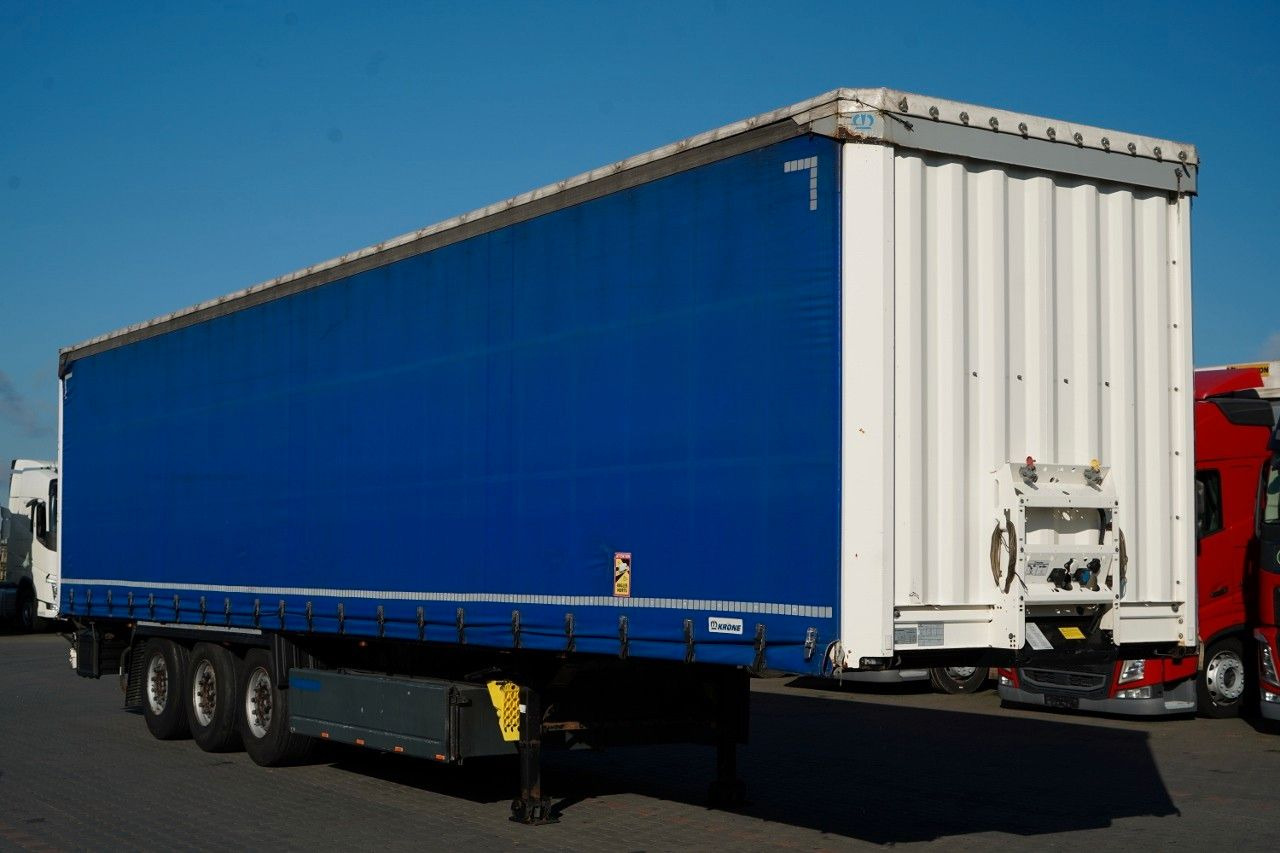 Krone FIRANKA / STANDARD / KOSZ NA PALETY / OŚ PODNOS - Tenta puspiekabe: foto 1 Krone FIRANKA / STANDARD / KOSZ NA PALETY / OŚ PODNOS - Tenta puspiekabe: foto 1