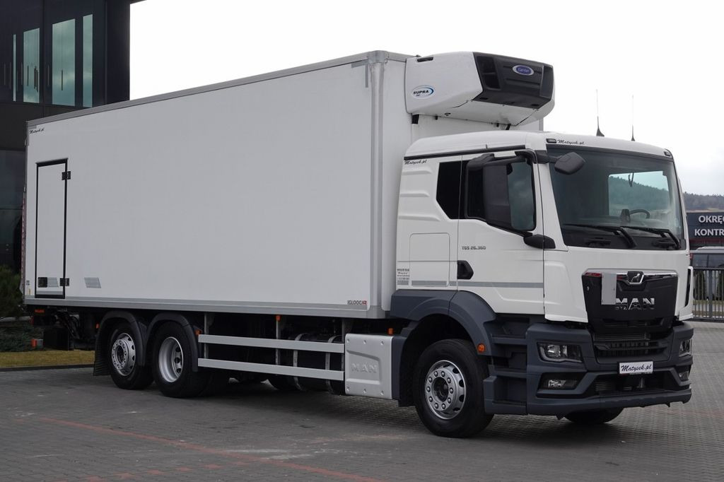 MAN TGS 26.360 / 6x2 / CHŁODNIA -8,2 M / SUPRA 850MT - Kravas automašīna refrižerators: foto 1 MAN TGS 26.360 / 6x2 / CHŁODNIA -8,2 M / SUPRA 850MT - Kravas automašīna refrižerators: foto 1