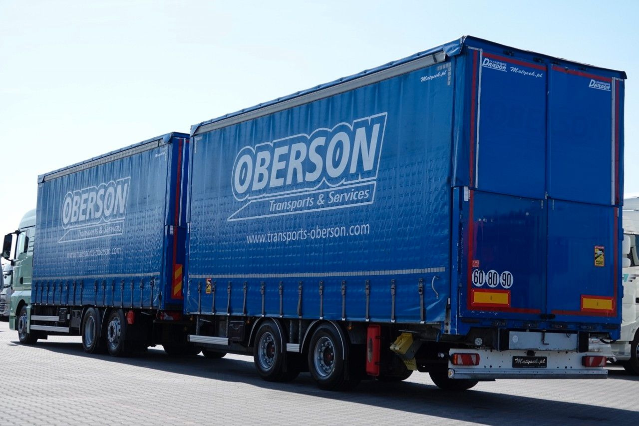 MAN TGX 26.460 / ZESTAW TANDEM PRZEJAZDOWY / 120 M3 - Kravas automašīna ar tentu: foto 3 MAN TGX 26.460 / ZESTAW TANDEM PRZEJAZDOWY / 120 M3 - Kravas automašīna ar tentu: foto 3