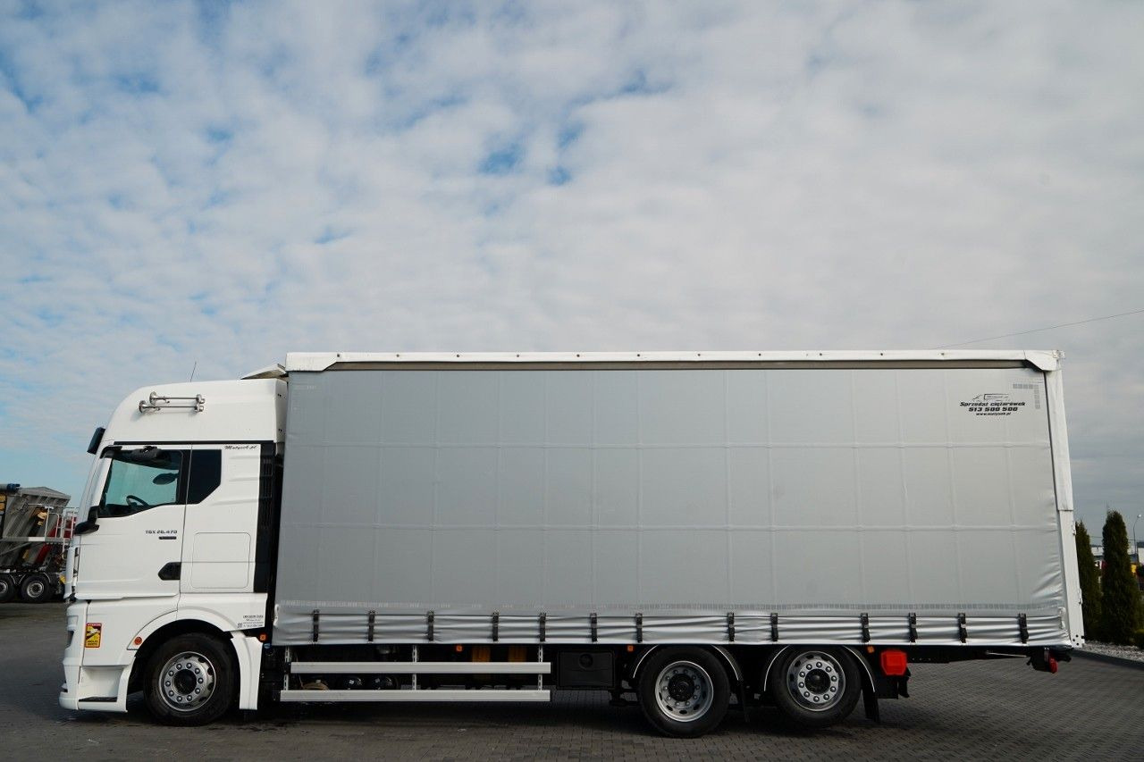 MAN TGX 26.470 / 6x2 / FIRANKA / SOLÓWKA / 6x2 / 12 - Kravas automašīna ar tentu: foto 3 MAN TGX 26.470 / 6x2 / FIRANKA / SOLÓWKA / 6x2 / 12 - Kravas automašīna ar tentu: foto 3