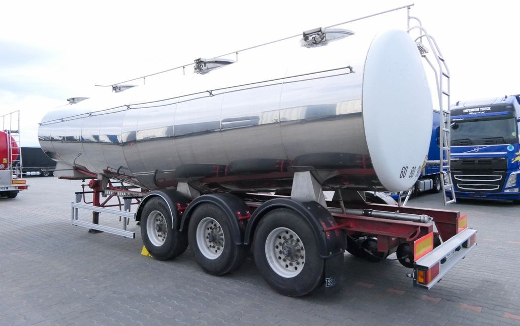 Menci ETA / FOOD LIQUID TANK TRAILER/32000 L/ 4 CHAMBE - Puspiekabe cisterna: foto 4 Menci ETA / FOOD LIQUID TANK TRAILER/32000 L/ 4 CHAMBE - Puspiekabe cisterna: foto 4