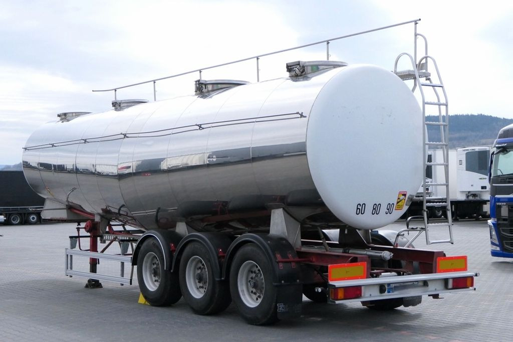 Menci ETA / FOOD LIQUID TANK TRAILER/32000 L/ 4 CHAMBE - Puspiekabe cisterna: foto 5 Menci ETA / FOOD LIQUID TANK TRAILER/32000 L/ 4 CHAMBE - Puspiekabe cisterna: foto 5
