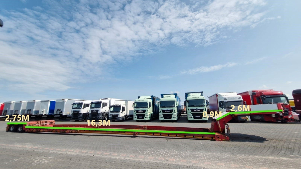 Nooteboom TIEFBET ODPINANA / NISKOPODWOZIE / ROZCIĄGANA / - Puspiekabe zema profila platforma: foto 2 Nooteboom TIEFBET ODPINANA / NISKOPODWOZIE / ROZCIĄGANA / - Puspiekabe zema profila platforma: foto 2