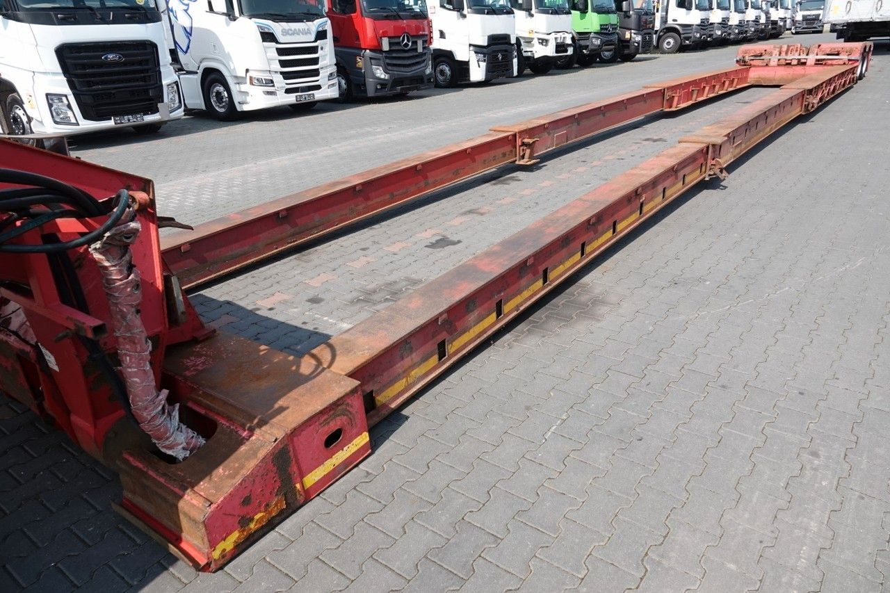 Puspiekabe zema profila platforma Nooteboom TIEFBET ODPINANA  / NISKOPODWOZIE / ROZCIĄGANA /: foto 7
