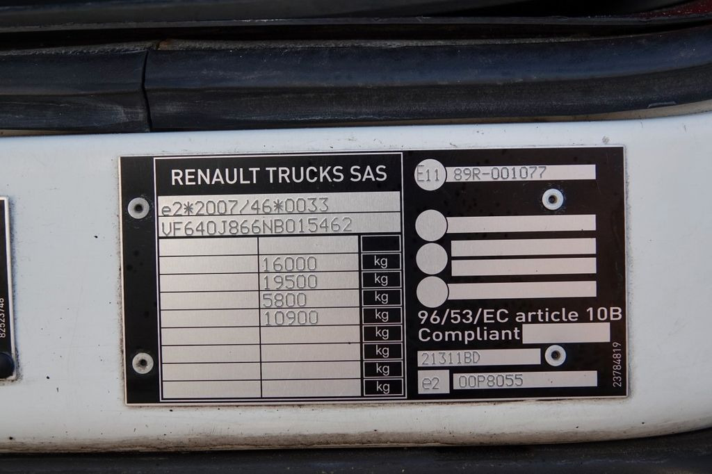 Kravas automašīna refrižerators Renault D 250 / CHŁODNIA - 6,7 m / THERMO KING T 600R /: foto 18