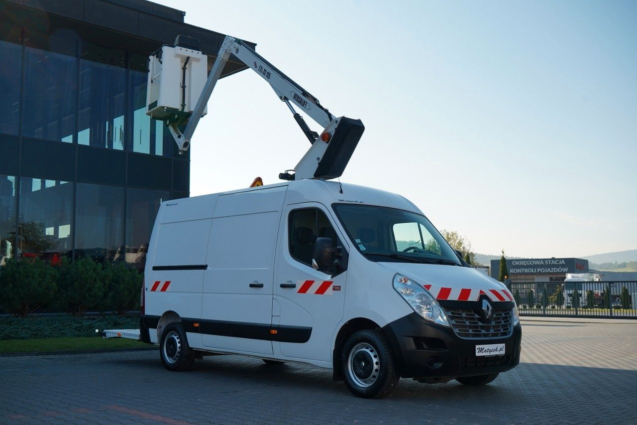 Renault MASTER / PODNOŚNIK KOSZOWY - 10.5 m / BLASZAK + - Autopacēlājs: foto 2 Renault MASTER / PODNOŚNIK KOSZOWY - 10.5 m / BLASZAK + - Autopacēlājs: foto 2
