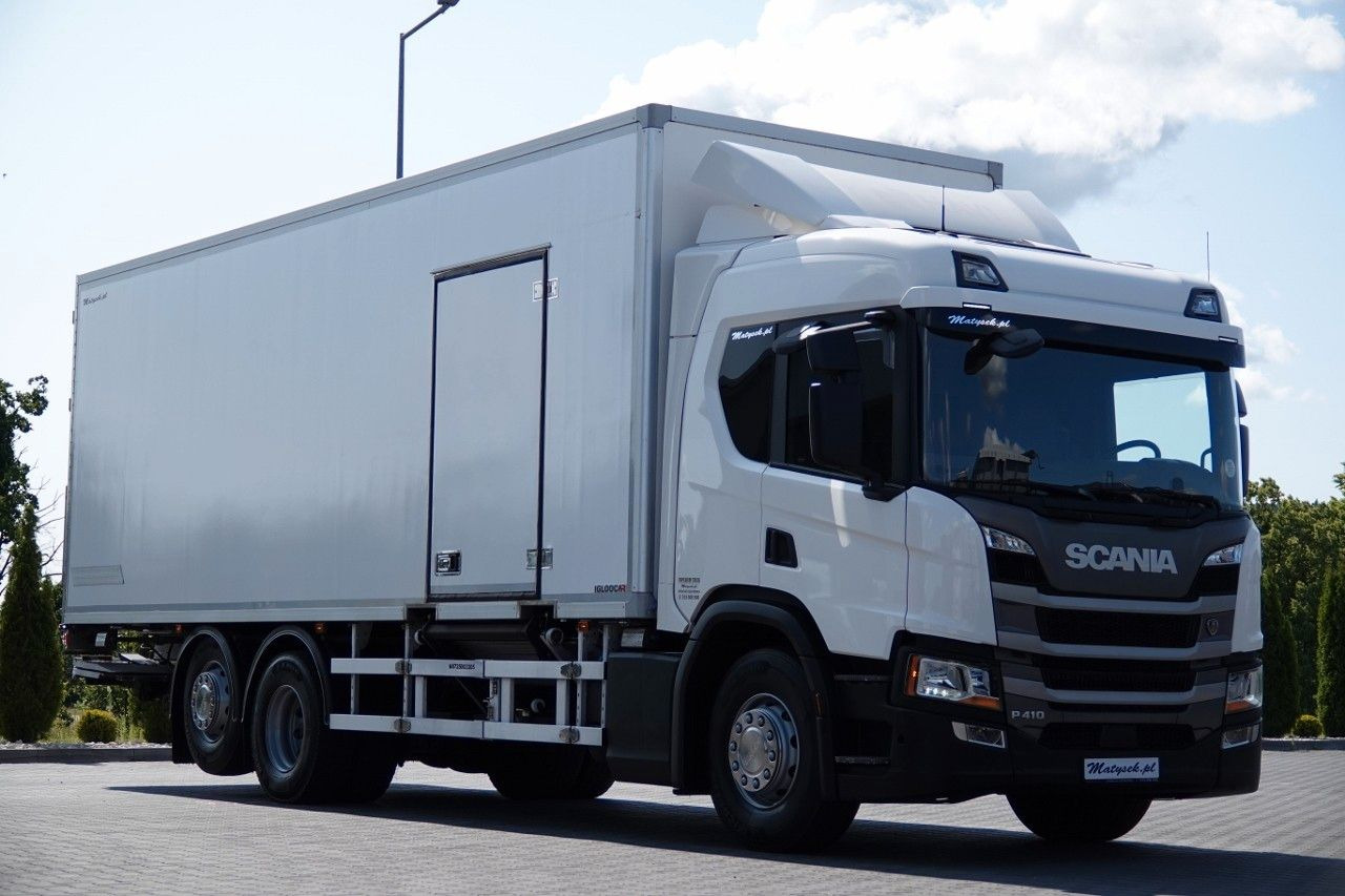 Scania P 410 / 6X2 /CHŁODNIA / SLÓWKA / Agregat THERMO - Kravas automašīna refrižerators: foto 1 Scania P 410 / 6X2 /CHŁODNIA / SLÓWKA / Agregat THERMO - Kravas automašīna refrižerators: foto 1
