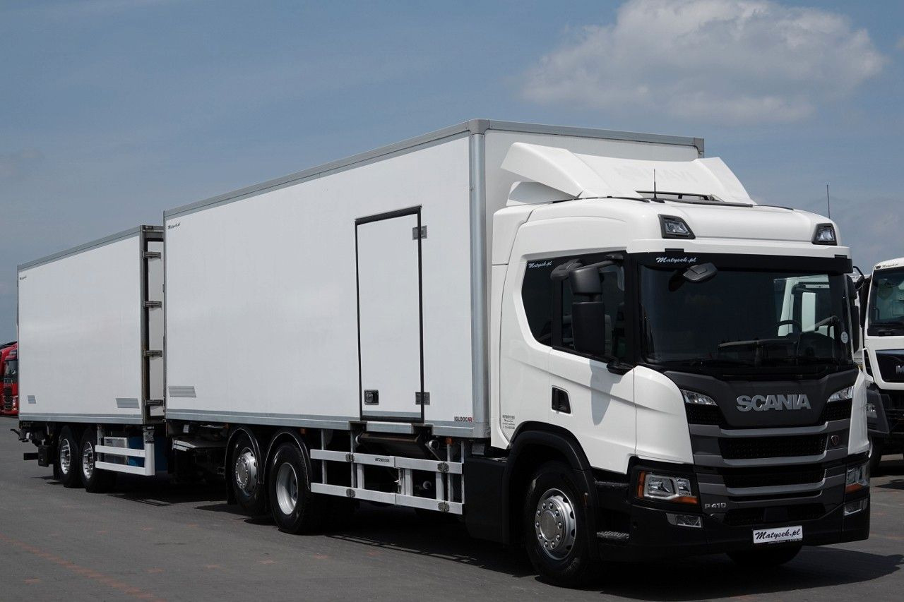 Scania P 410 / CHŁODNIA / ZESTAW TANDEM / PRZEJAZDOWY / - Kravas automašīna refrižerators: foto 1 Scania P 410 / CHŁODNIA / ZESTAW TANDEM / PRZEJAZDOWY / - Kravas automašīna refrižerators: foto 1