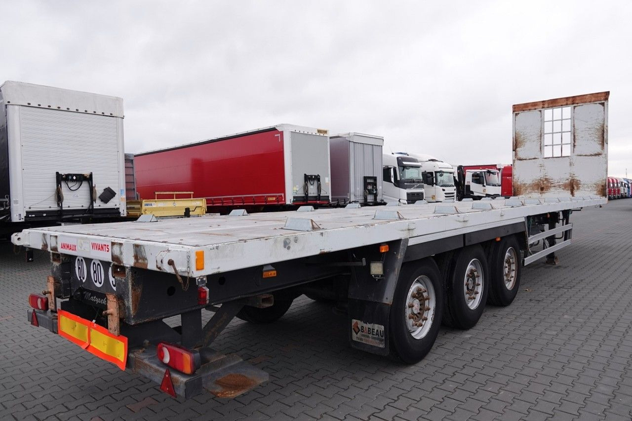 Schmitz Cargobull NACZEPA PLATFORMA / MOCNA PODŁOGA / OSIE SAF - Bortu puspiekabe/ Platforma: foto 5 Schmitz Cargobull NACZEPA PLATFORMA / MOCNA PODŁOGA / OSIE SAF - Bortu puspiekabe/ Platforma: foto 5