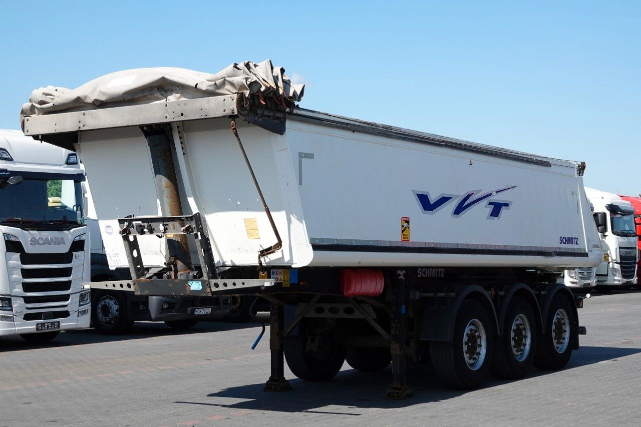 Schmitz Cargobull WYWROTKA / 24 m3 / ALUMINIOWA / OŚ PODNOSZONA - Puspiekabe pašizgāzējs: foto 3 Schmitz Cargobull WYWROTKA / 24 m3 / ALUMINIOWA / OŚ PODNOSZONA - Puspiekabe pašizgāzējs: foto 3
